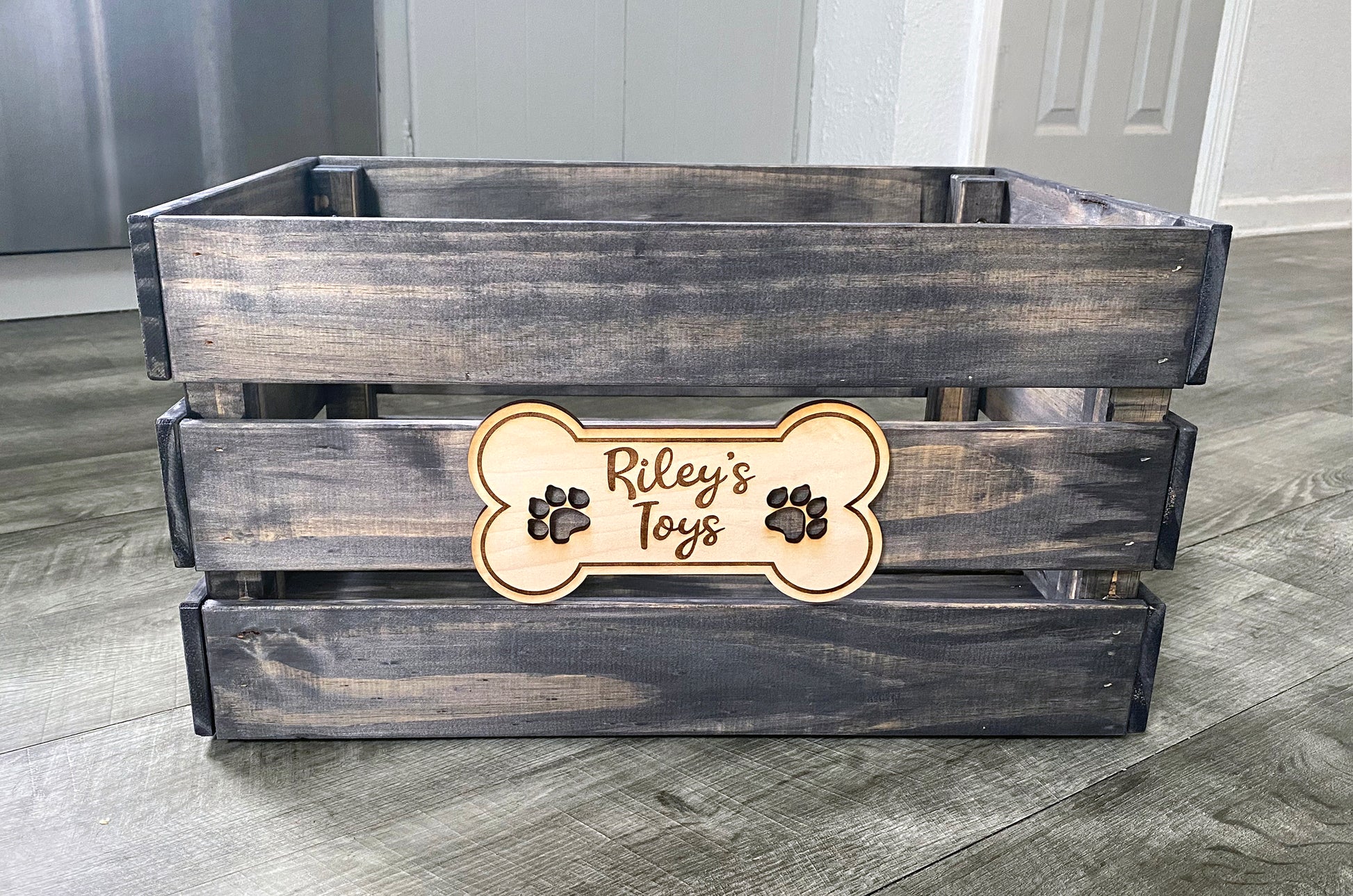 Personalized Dog Toy Box 