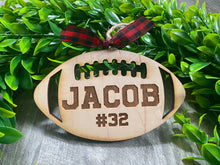 Personalized Sports ornaments for the holidays, Custom Engraved for the Christmas tree, soccer, baseball, basketball, football