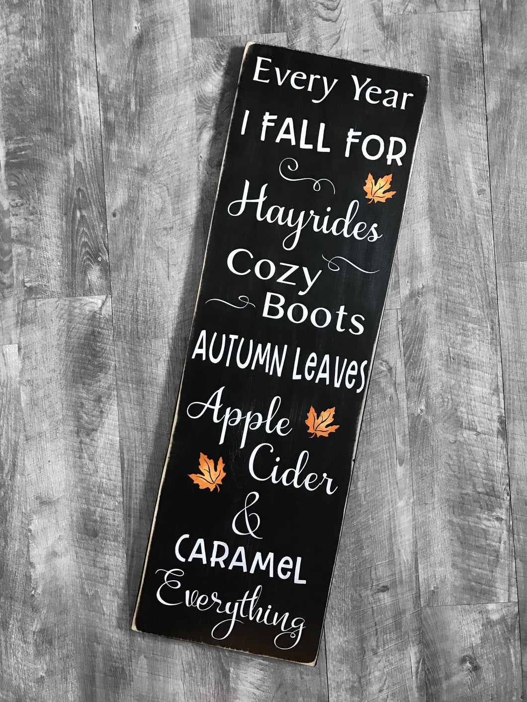 Reversible Winter & Fall Indoor/Outdoor Wood Hand Painted Sign, Holiday, Pumpkins, Bonfires, Smores, Snowflakes, Mittens and Hot chocolate!